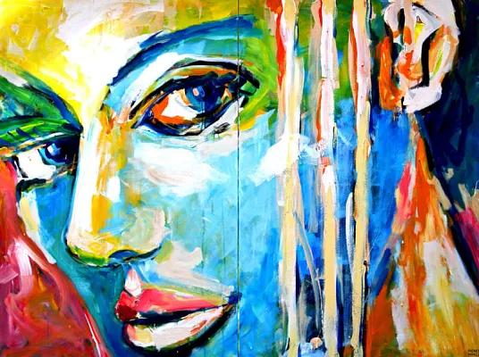 Claudia Öl/LW 100x140cm